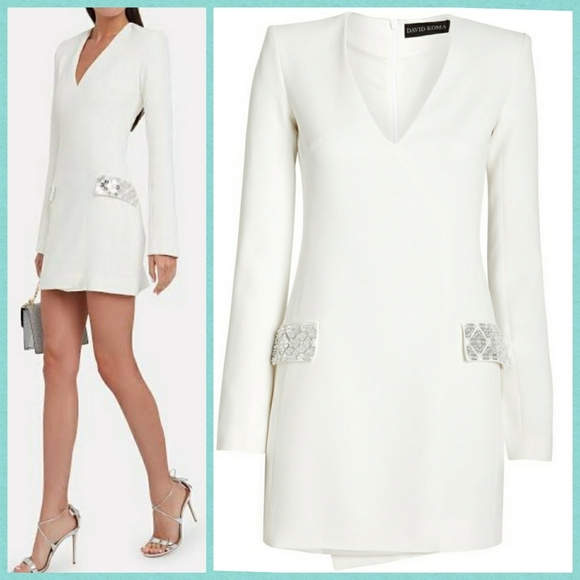 David Koma Dresses & Skirts - David Koma Embellished Tailored Mini Dress